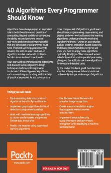 40 Algorithms Every Programmer Should Know