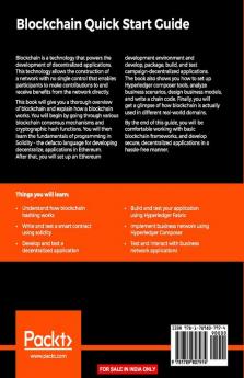 Blockchain Quick Start Guide