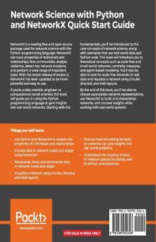 Network Science with Python and NetworkX Quick Start Guide
