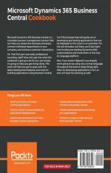 Microsoft Dynamics 365 Business Central Cookbook