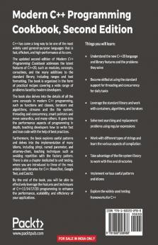 Modern C++ Programming Cookbook - Second Edition