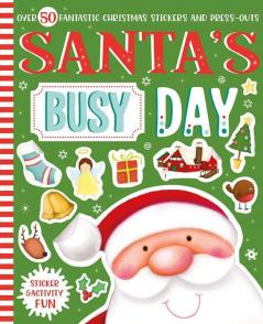 Santa’s Busy Day Sticker & Activity Fun
