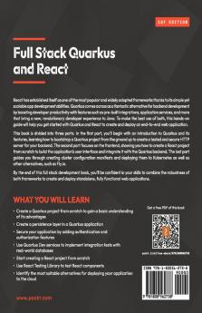 Full Stack Quarkus and React