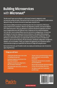 Building Microservices with Micronaut : A quick-start guide to building high-performance reactive microservices for Java developers