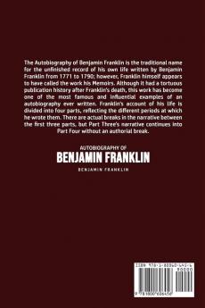 Autobiography of Benjamin Franklin