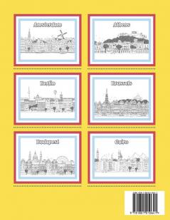 Cities Coloring Book: The Most Beautiful Cities of the World