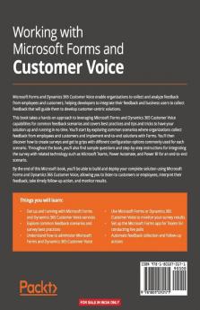 Working with Microsoft Forms and Customer Voice