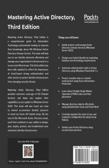 Mastering Active Directory