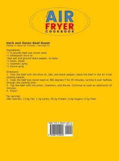 The Ultimate Air Fryer Cookbook: 1000 Affordable Quick and Easy Air Fryer Recipe for Beginners and Advanced Users