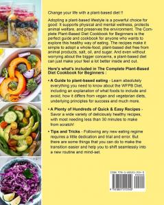 The Complete Plant-Based Diet Cookbook for Beginners: 1000 Days Easy and Fresh Whole Food Plant-Based Recipes with 21 Days Meal Plan for Busy People