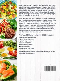 Type 2 Diabetes Cookbook 2021-2022: 1000 Days Healthy and Easy to Follow Diabetic Diet Recipes to Manage and Improve Your Health (Full Color Edition)