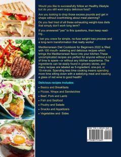 Mediterranean Diet Cookbook for Beginners 2022: 1000 Days Easy and Healthy Mediterranean Recipes with 21 Days Meal Plan and A Beginner's Guide for Your Whole Family to Enjoy A New Lifestyle