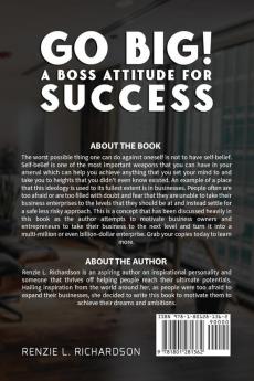 Go Big! A BOSS Attitude for Success