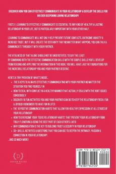 Effective Communication In Relationships & Couple Skills (2 in 1): 33+ Skills Activities & Questions To Help You Better Communicate Deepen Your Connection & Enhance Intimacy & Passion in Your Life