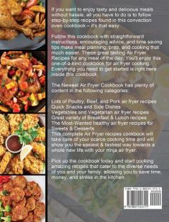 The Newest Air Fryer Cookbook: Crispy Easy & Fresh Recipes to Fry Bake Grill and Roast with Your Air Fryer