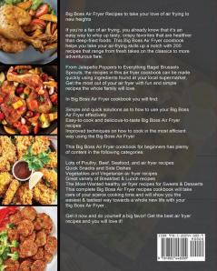 The Newest Big Boss Air Fryer Cookbook: Simple Yummy and Cleansing Air Fryer Recipes to Manage Your Diet with Meal Planning & Prepping