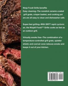 The Basic Ninja Foodi Smart XL Grill Cookbook: Traditional Modern and Crispy Recipes for Beginners to Delight the Whole Family with Healthy Dishes