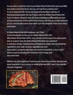 The Weber Wood Pellet Grill Cookbook For Beginners: 250 Yummy And Tasty Recipes For the Perfect BBQ To Master Your Weber Wood Pellet Grill