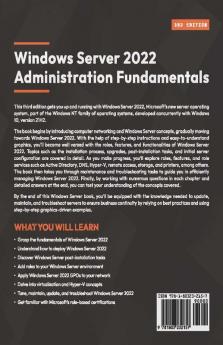 Windows Server 2022 Administration Fundamentals - Third Edition