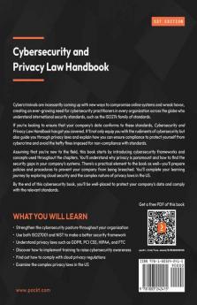 Cybersecurity and Privacy Law Handbook