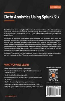 Data Analytics Using Splunk 9.x