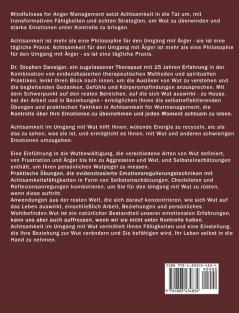 Achtsamkeit für Wutmanagement: Transformative Fähigkeiten zur Überwindung von Wut und zum Umgang mit starken Emotionen