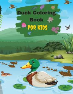 Ducks Coloring Book For Kids And Toddlers