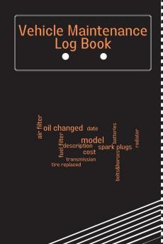 Vehicle Maintenance Log Book
