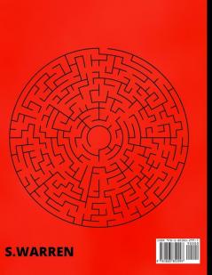 Maze Book: 5 Different Levels Of Difficulty Hours Of Fun Stress Relief And Relaxation