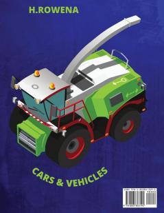 My First Book Of Vehicles: Vehicles Cars Coloring Book For Kids