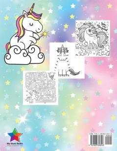 Unicorn Activity Book for Kids: Amazing Coloring and Activity Book with Over 50 Fun Activities for Kids Ages 4-8/Fun and Educational Children's ... Tracing Letters and Unicorn Coloring Pages