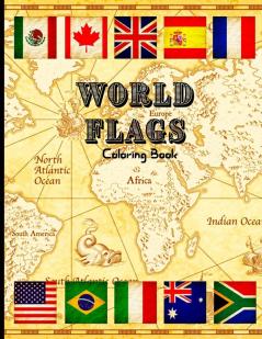 World Flags Coloring Book