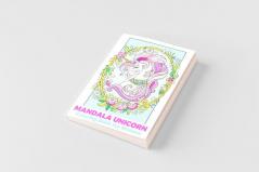 Mandala unicorn coloring book for women