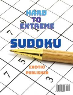 Hard to Extreme Large Print Sudoku