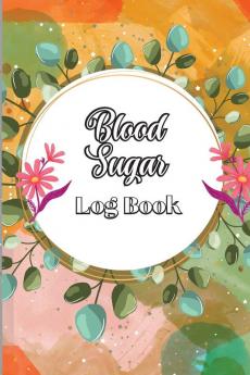 Blood Sugar Log Book