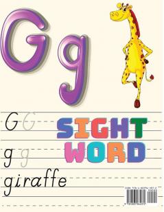 Trace and then Write the Sight Word Activity Book for Kindergarten Kids Toddlers and Preschoolers!