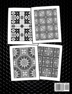 120 Abstract Coloring Designs: Adult Coloring Book / Stress Relieving Patterns / Relaxing Coloring Pages / Premium Design / Vol.2