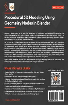 Procedural 3D Modeling Using Geometry Nodes in Blender