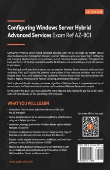 Configuring Windows Server Hybrid Advanced Services Exam Ref AZ-801