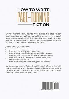 How to Write Page-Turning Fiction: Advice to Authors Book 3: 2