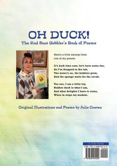 OH DUCK The 2nd Snot Gobblers Book of Poems: Original Illustrations and Poems (The Snot Gobblers Book of Poems)