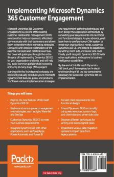 Implementing Microsoft Dynamics 365 Customer Engagement