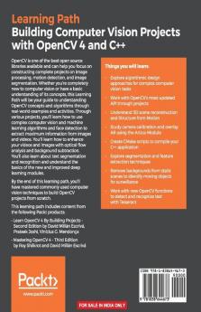 Building Computer Vision Projects with OpenCV 4 and C++