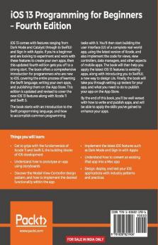 iOS 13 Programming for Beginners - Fourth Edition