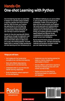 Hands-On One-shot Learning with Python