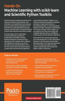 Hands-On Machine Learning with scikit-learn and Scientific Python Toolkits