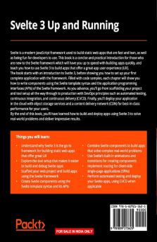 Svelte 3 Up and Running