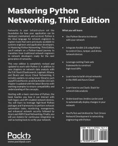 Mastering Python Networking: Your one-stop solution to using Python for network automation programmability and DevOps 3rd Edition