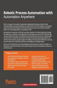 Robotic Process Automation with Automation Anywhere