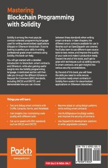 Mastering Blockchain Programming with Solidity